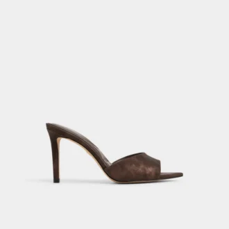Anniebrilden Mule con tacón, tacón de aguja