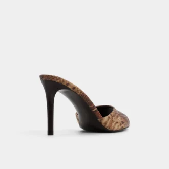 Anniebrilden Mule con tacón, tacón de aguja