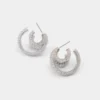 Aretes de aro Glitzys Aretes de aro Glitzys