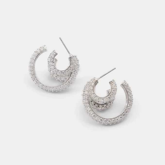 Aretes de aro Glitzys Aretes de aro Glitzys