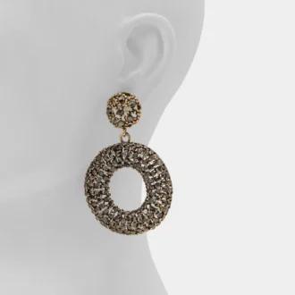 Aretes de aro Stonebrooke
