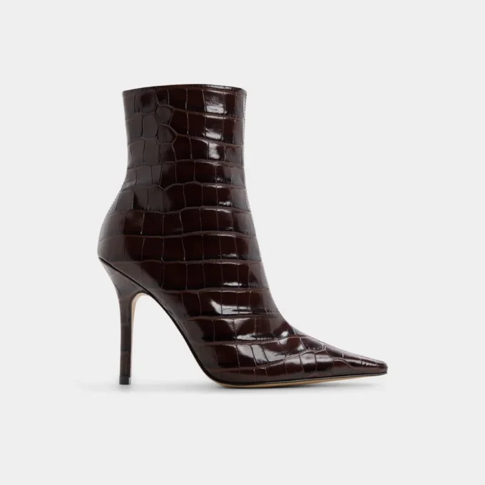 Bota de tobillo Eoweaveth, tacón de aguja