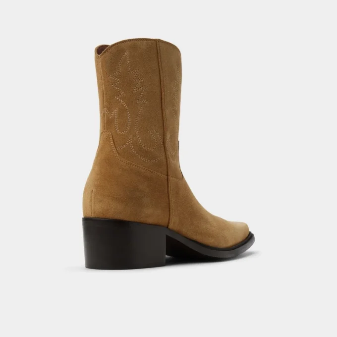 Bota western Guthrie, tacón grueso