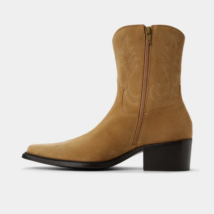 Bota western Guthrie, tacón grueso