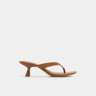 Chanclas con tacón de salto, tacón de gata