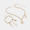 Conjunto de collar y pulsera Bemyvalentine