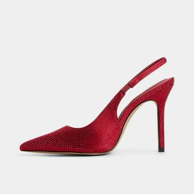 Lovebloom-xt Zapatos de tacón con talón abierto, tacón de aguja Lovebloom-xt Zapatos de tacón con talón abierto, tacón de aguja