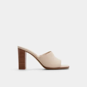 Mule con tacón Re-sophia, tacón grueso