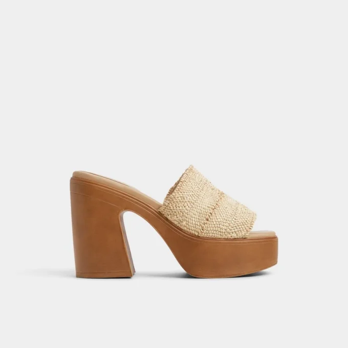 Mules con tacón Maysee, plataforma