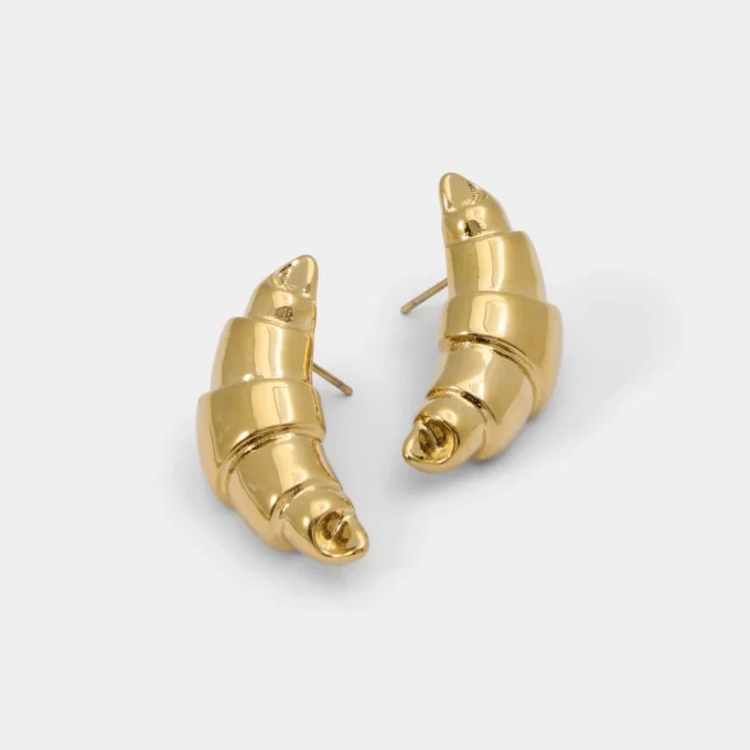 Pendientes de botón Croissants Pendientes de botón Croissants