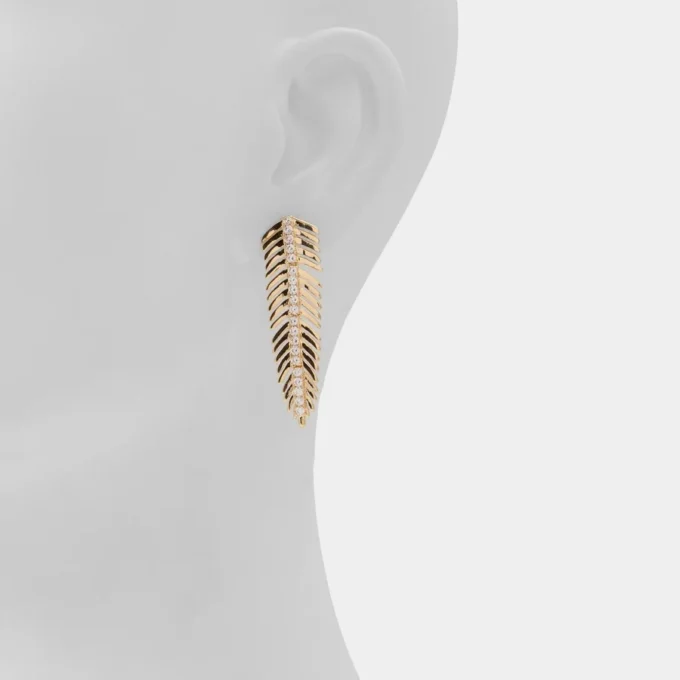 Pendientes de plumas