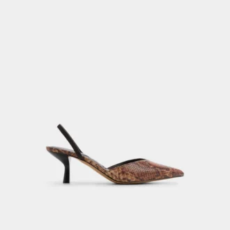 Re-olivia Zapatos de tacón alto con talón abierto, tacón bajo