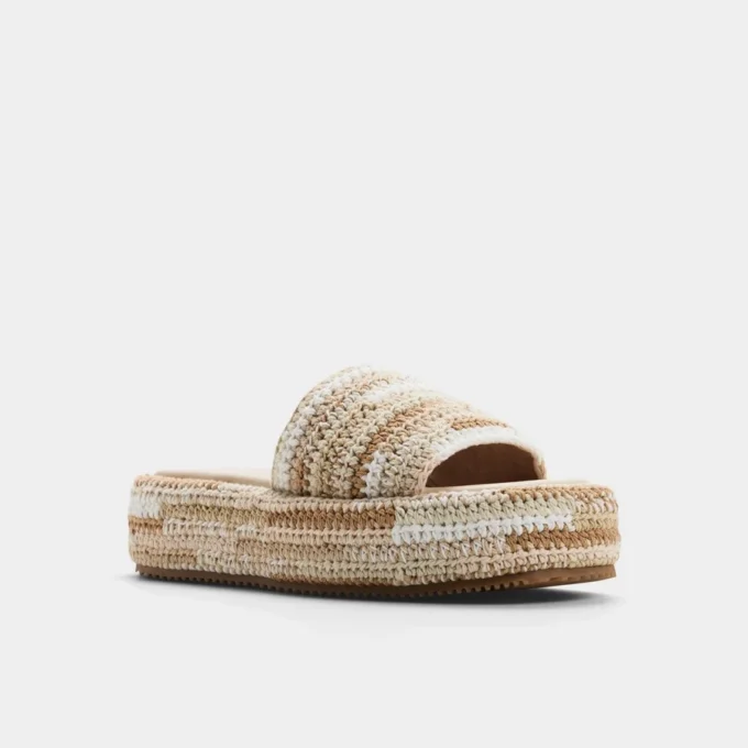 Sandalia Bohemina Slide, plataforma Sandalia Bohemina Slide, plataforma