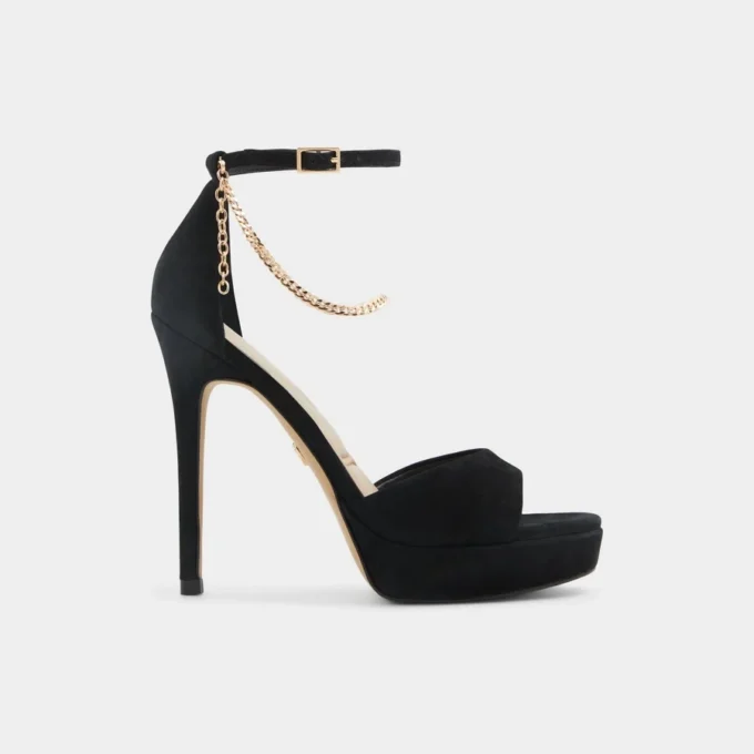 Sandalia de tacón con tiras Afumeth, plataforma de tacón de aguja