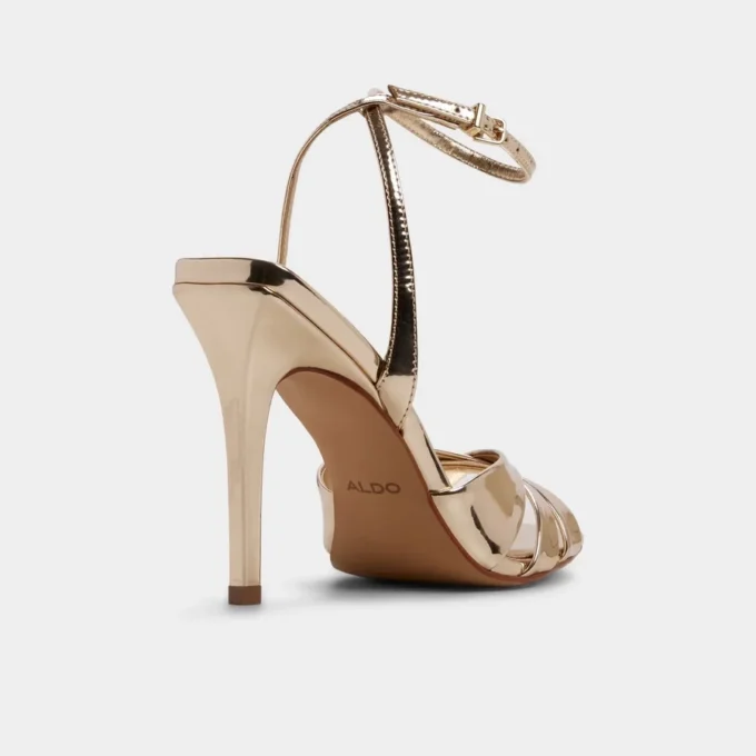 Sandalia de tacón con tiras Meteora, tacón de aguja