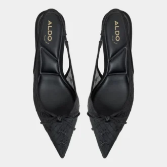Zapatos de tacón con talón abierto Azaro, tacón bajo Zapatos de tacón con talón abierto Azaro, tacón bajo