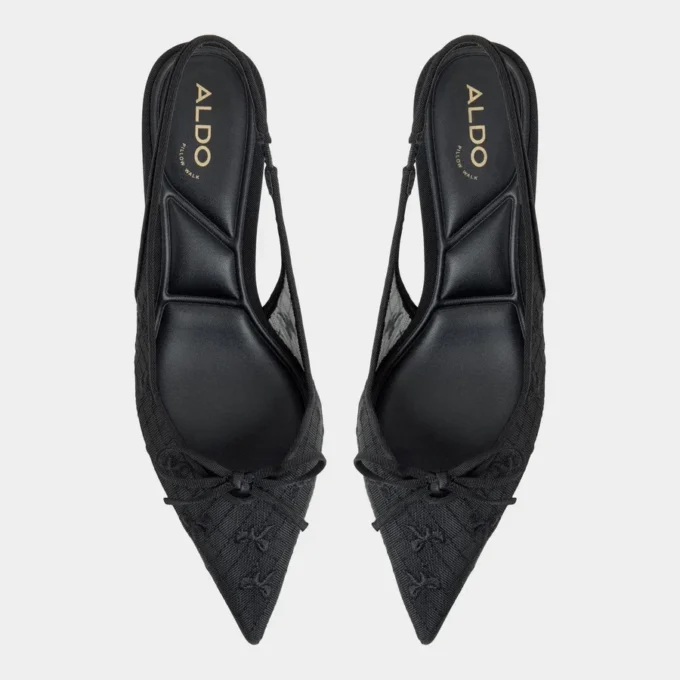 Zapatos de tacón con talón abierto Azaro, tacón bajo Zapatos de tacón con talón abierto Azaro, tacón bajo