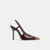 Zapatos de tacón con talón abierto y tacón de aguja Feronia
