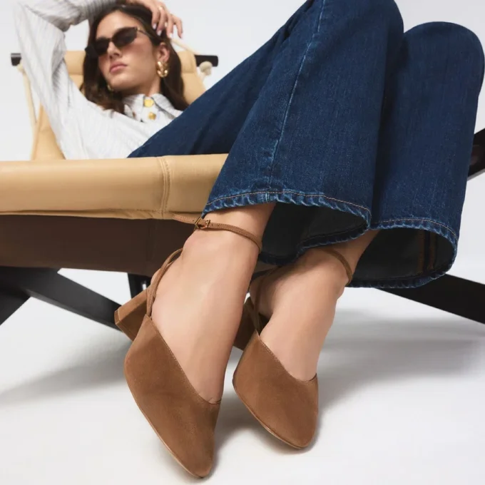 Zapatos de tacón con tiras Elianie, tacón grueso